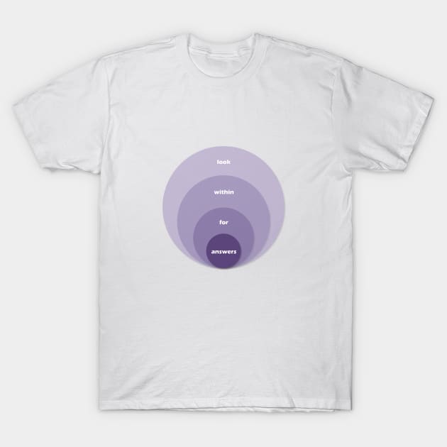 LOOK WITHIN T-Shirt by VISUALIZED INSPIRATION